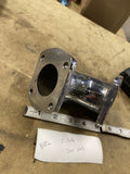 Harley Shovelhead Panhead Chrome SU Carb Intake Manifold Elbow Chopper Custom