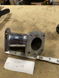 Harley Shovelhead Panhead Chrome SU Carb Intake Manifold Elbow Chopper Custom