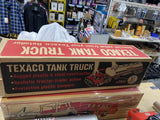 TEXACO Oil Tanker Truck 1970s Steel Promo Toy Vintage Collectible Original Box