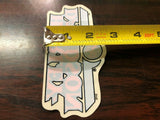 NOS New Harley Davidson USA Small Inside Window Decal Sticker Emblem