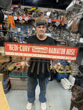Vtg Thermoid Redi-Curv Radiator Hose Tin Sign Store Display Rack Décor Advertisi