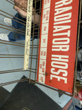 Vtg Thermoid Redi-Curv Radiator Hose Tin Sign Store Display Rack Décor Advertisi