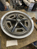 1967-1969 Ford Thunderbird Chrome Black Hubcap Vintage Wheel Cover Rare