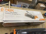HDX 14-in Tile Cutter 548-755 Cuts Ceramic & Porcelain Steel Tool Box Flooring