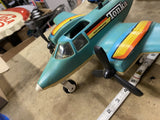 1979 Tonka Hand Commander Turbo Prop Airplane Toy Blue plane Vintage Toys
