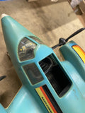 1979 Tonka Hand Commander Turbo Prop Airplane Toy Blue plane Vintage Toys