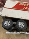Vintage Tonka Semi Trailer Cross Country Freight Toy Truck Private Label Tin Toy