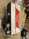 Vintage Tonka Semi Trailer Cross Country Freight Toy Truck Private Label Tin Toy