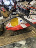 Tonka Motorized Rescue Helicopter #8 with Power Winch, Lights Siren Toy Works!