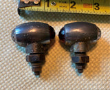 Vtg fender marker lights Toppers Jewel Glass Lens Hot Rod Harley panhead Knuckle