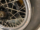 Vtg Triumph T120 Conical Bonneville Rear Wheel Rim Hub 3x16 500 650 Avon Nice!
