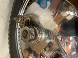 Vtg Triumph T120 Conical Bonneville Rear Wheel Rim Hub 3x16 500 650 Avon Nice!