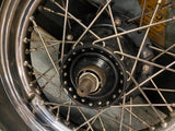 Vtg Triumph T120 Conical Bonneville Rear Wheel Rim Hub 3x16 500 650 Avon Nice!
