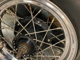 Vtg Triumph T120 Conical Bonneville Rear Wheel Rim Hub 3x16 500 650 Avon Nice!