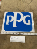 PPG Industries vinyl decal wall sticker Pittsburgh Plate glass Paint Body shop