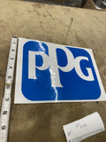 PPG Industries vinyl decal wall sticker Pittsburgh Plate glass Paint Body shop
