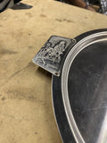 Vintage U.S USS Steel Collector Plate 14" Serving Tray Display Advertising Promo