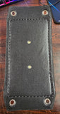 Black Leather Diamond Stitch P Pad Passenger Seat Harley chopper Bobber Motorcyc