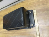 Black Diamond Solo P Pad Passenger Seat Harley chopper Bobber Motorcycle Old sch