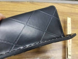 Black Diamond Solo P Pad Passenger Seat Harley chopper Bobber Motorcycle Old sch
