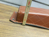 Tan Diamond Solo P Pad Passenger Seat Harley chopper Bobber Motorcycle Old schoo