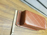 Tan Diamond Solo P Pad Passenger Seat Harley chopper Bobber Motorcycle Old schoo