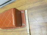 Tan Diamond Solo P Pad Passenger Seat Harley chopper Bobber Motorcycle Old schoo