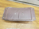 Tan Diamond Solo P Pad Passenger Seat Harley chopper Bobber Motorcycle Old schoo