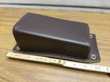 Brown Smooth Solo P Pad Passenger Seat Harley chopper Bobber Motorcycle Old scho