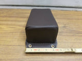 Brown Smooth Solo P Pad Passenger Seat Harley chopper Bobber Motorcycle Old scho