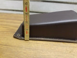 Brown Smooth Solo P Pad Passenger Seat Harley chopper Bobber Motorcycle Old scho