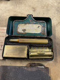 20's Valet AutoStrop Safety Razor Set Metal Orig Box Case - Vintage Shaving Kit