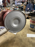Vintage Velvet Tobacco Canister Rustic Metal Pipe Cigarette Storage Box Tin Can