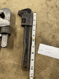 Vintage Adjustable Metal Pipe Adjustable Monkey Wrench Vlchek tools USA Spanner