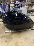 Wassel Black Motorcycle Gas Fuel Tank Vtg Old Skool Chopper Triumph Harley Engla