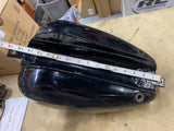 Wassel Black Motorcycle Gas Fuel Tank Vtg Old Skool Chopper Triumph Harley Engla