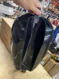 Wassel Black Motorcycle Gas Fuel Tank Vtg Old Skool Chopper Triumph Harley Engla