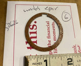 Vtg Parts Watchmaker Pocket wristwatch back clip ring