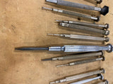 Vtg Staking Punch Screwdrivers Tools Watchmaker jeweler Machinist Clock Repair