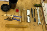 Vtg Staking Punch level Brush Tools Watchmaker jeweler Machinist Clock Repair