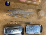 Vtg Staking Punch level Brush Tools Watchmaker jeweler Machinist Clock Repair