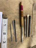 small screwdrivers pin vises small files Watchmaker Vtg lot Tools Machinist Die