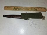WWII Trench Art Theater Knife Oran North Africa 1943 Anti Tank Battery ATB