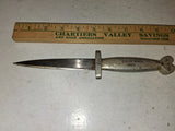 WWII Trench Art Theater Knife Oran North Africa 1943 Anti Tank Battery ATB