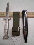 WWII Trench Art Theater Knife Oran North Africa 1943 Anti Tank Battery ATB