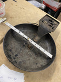 Vtg Telex Electric School Factory Mill Bell 8" Diameter Metal Alarm Black Dome