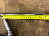 CRAZY Z BAR HANDLEBARS 7/8" Chrome Triumph Honda Chopper Bobber Custom 6" Frisco