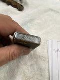 Zippo pocket lighter engraved USS Navy destroyer DD-710 WW2 Military 1959 Vtg