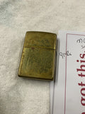 MG Car Club "Safety Fast!" Brass Zippo Lighter Logo MGA TD TF TC Midget British