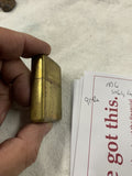 MG Car Club "Safety Fast!" Brass Zippo Lighter Logo MGA TD TF TC Midget British